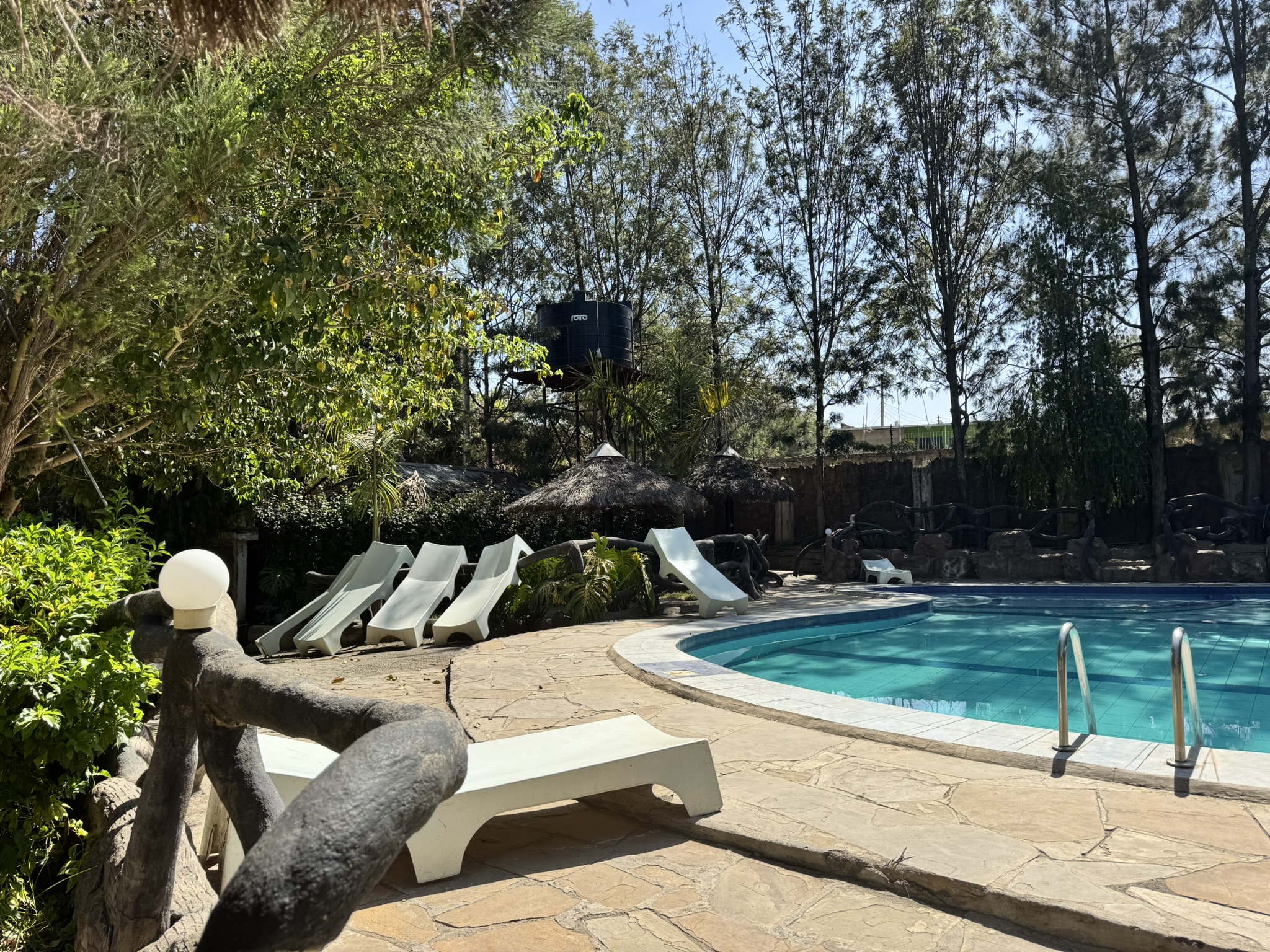 Swimming area at Dove Nest Lodge